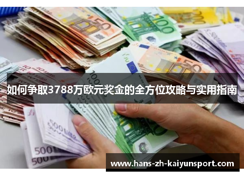 如何争取3788万欧元奖金的全方位攻略与实用指南