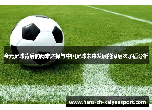 金元足球背后的两难选择与中国足球未来发展的深层次矛盾分析